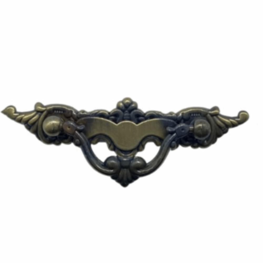 Decorative Vintage Pulls Zinc Zinc Zinc Alloy Drawer Ring Pulls Screw Drawer Handles Wood Case