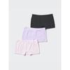 Uniqlo Бесшовные шорты Air Rhythm для девочек из Японии, 3 шт. в упаковке