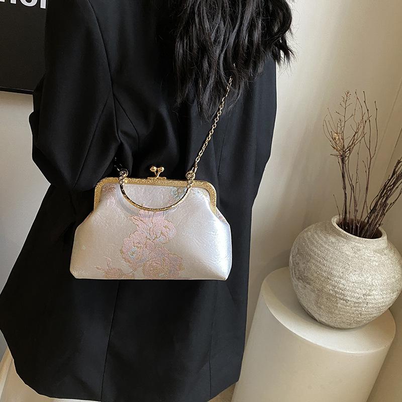 Новая сумка-чеонгсам, женская сумка с вышивкой в китайском стиле, китайская ретро-портативная сумка-мессенджер, универсальная сумка для ужина на цепочке