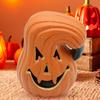 HBASD Halloween LED Pumpkin Lantern,Novelty Flash Pumpkin Lantern Lamp Toy for Home Party Supplies Room Decoration Props (G)