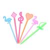 50шт фруктовая палочка пластиковая вилка вилка для кондитерских изделий многоразовая фруктовая десертная вилка для фруктов
