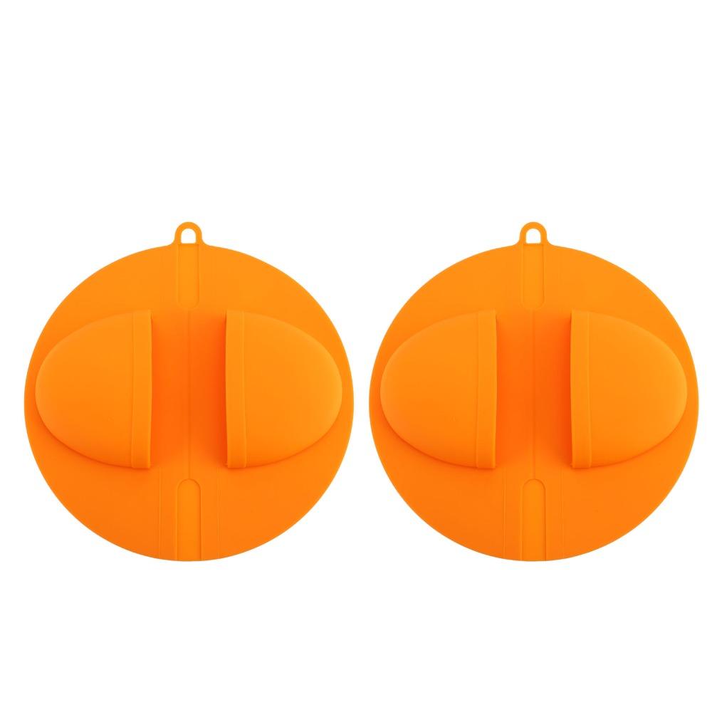 2PACK Silicone BBQ Grill Mitts Heat Resistant Oven Mitts Heat Resistant Gloves  Smoking