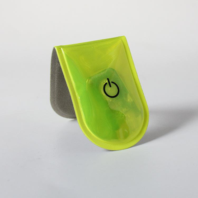 Walking Bike Cycling Strobe Outdoor Sports LED Light Reflective Magnetic Clip Warning Reflector