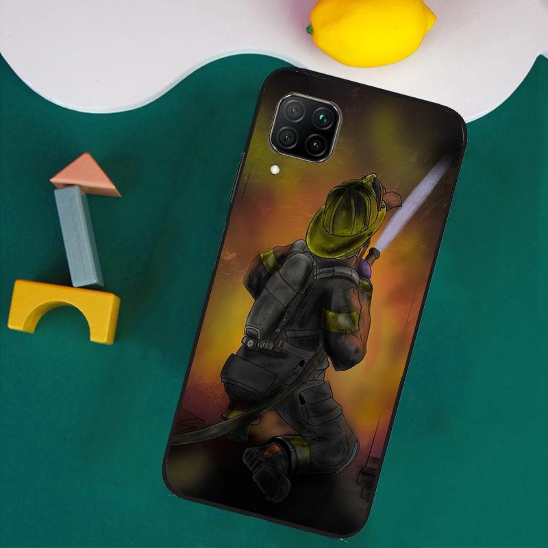 Пожарный Пожарный Для Huawei Nova Y61 Y91 Y73 Y72 Y70 Y60 Y90 12s 12i 11i 8i 9 10 SE P30 P40 Lite P60 Pro Чехол