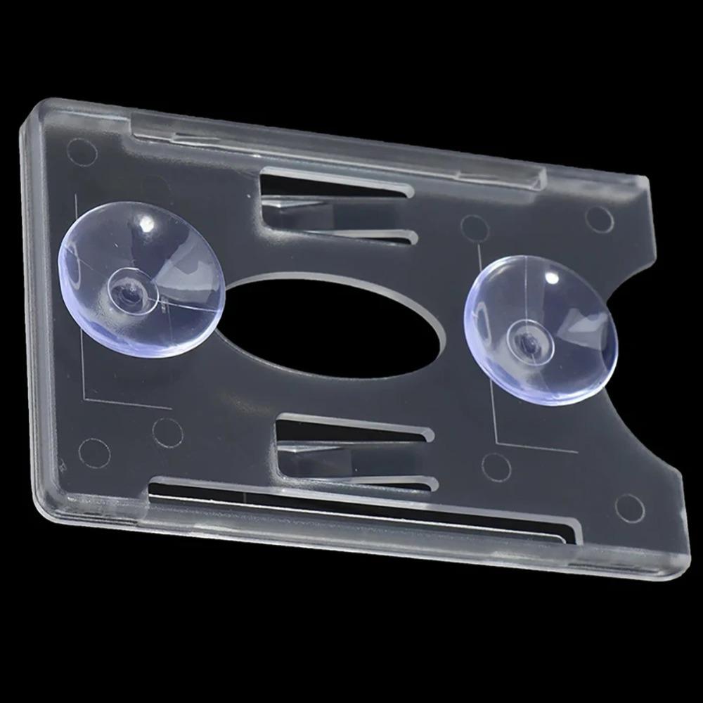 С присоской для автомобильной карты, прозрачный/бежевый зажим для парковочного талона для домашнего офиса