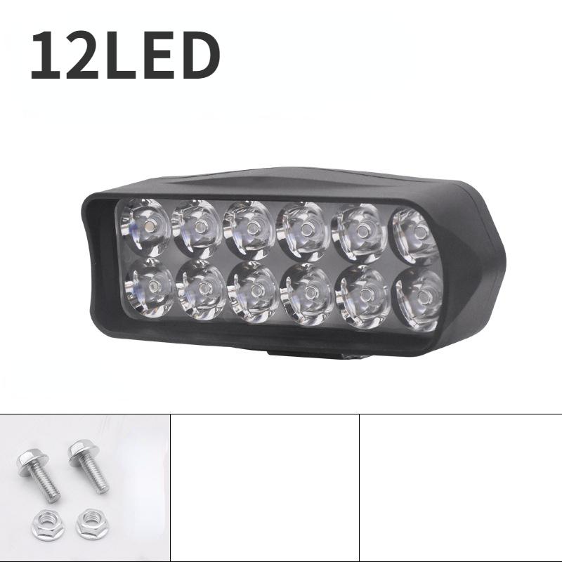 12-80В Мотоциклетная фара Вспомогательная лампа Светодиодные прожекторы для электромобилей Скутеры Водонепроницаемые Модифицированные лампы Мотоаксессуары