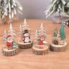 New Christmas Products, Christmas, Ins, Wooden, Christmas Tree Tabletop Decorations, Santa Claus, Holiday Supplies