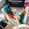 Fashion 2025 Spring New Men's Casual Sports Shoes Retro Color Blocking Niche Design Canvas Fashion Trend Comfortable Platform sneakers