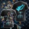 Аниме Игра Kingdom Hearts Косплей Футболки 3D Печать Унисекс Футболка Мужчины Женщины Короткий Рукав Футболка Харадзюку Оверсайз Мужской Мультяшный Топ