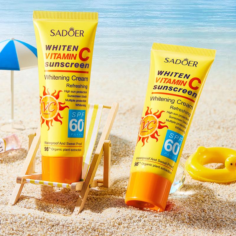 Солнцезащитный крем SPF60 + VC SADOER Vitamin C Isolation Освежающий солнцезащитный крем