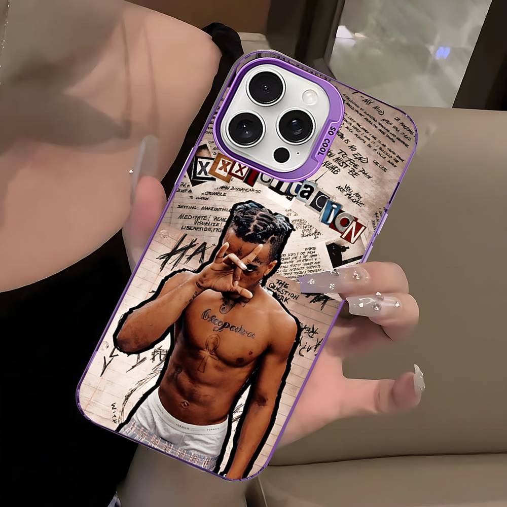 Чехол для телефона рэпера X-XXXTentacion Для IPhone 16 15 14 13 12 11 17 Pro MAX Plus Pro Матовый противоударный чехол