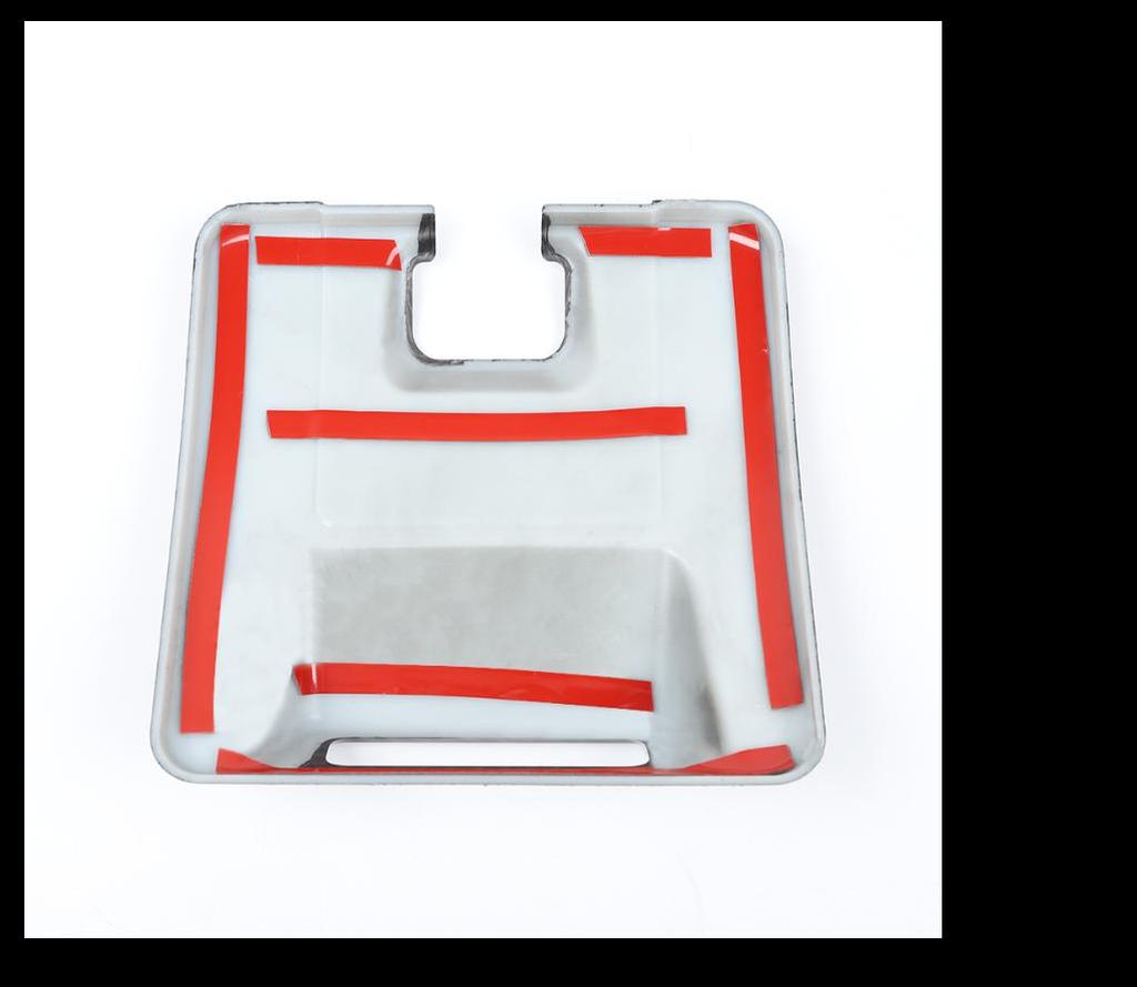 Декоративная крышка основания зеркала заднего вида автомобиля для Suzuki Jimny 2019, аксессуары для интерьера, ABS ( Углеродное волокно, Красный, Серебристый)