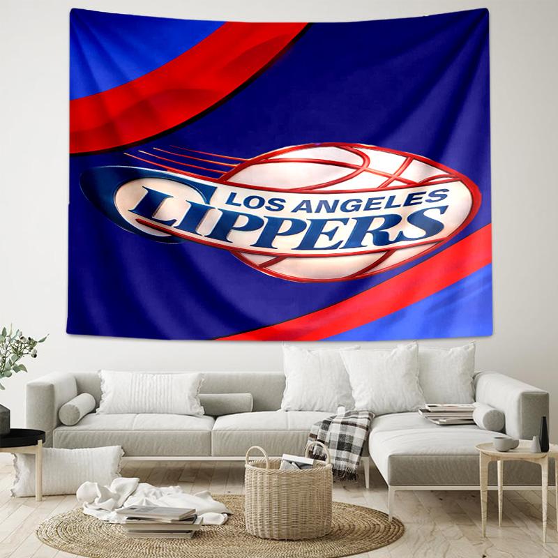 1pc Los Angeles Clippers logo Tapestry, Living Room, Bedroom, Office, Party Decor, Ideal Festive Gift