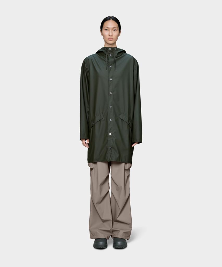 RAINS Long Jacket - Green
