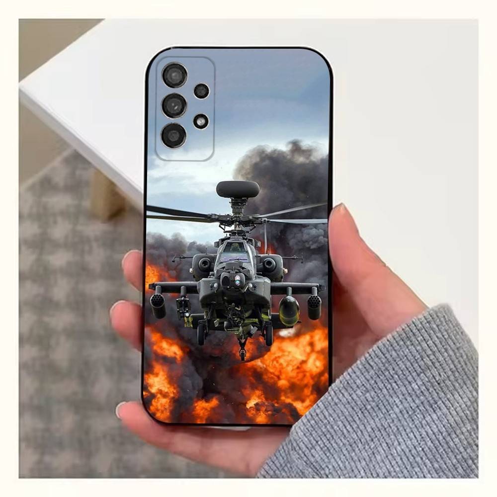 Aircraft Helicopter Case For Samsung S23,S25,S20,S10,S9,S21,S24,S22,Ultra,FE,Plus,Lite,Soft Silicone Black