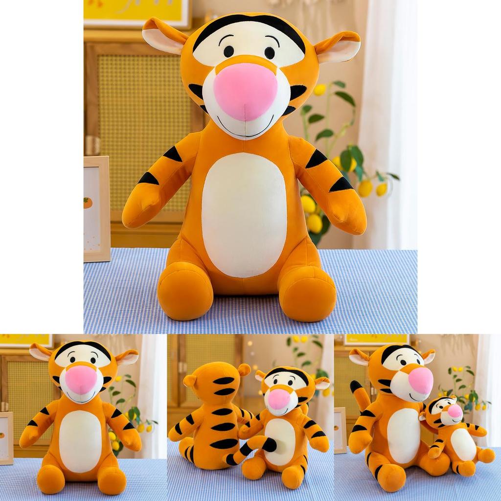 Soft And Fluffy Jumping Tiger Plush Stuffed Animal Ideal For Kids And Charming Home Decor
