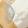 Yousheng 12 Pcs 3D Butterfly Wall Decor 3 Sizes Metallic Hollow Butterfly Decal for Birthday Party Cake Decoration Removable DIY Wall Art Mural for