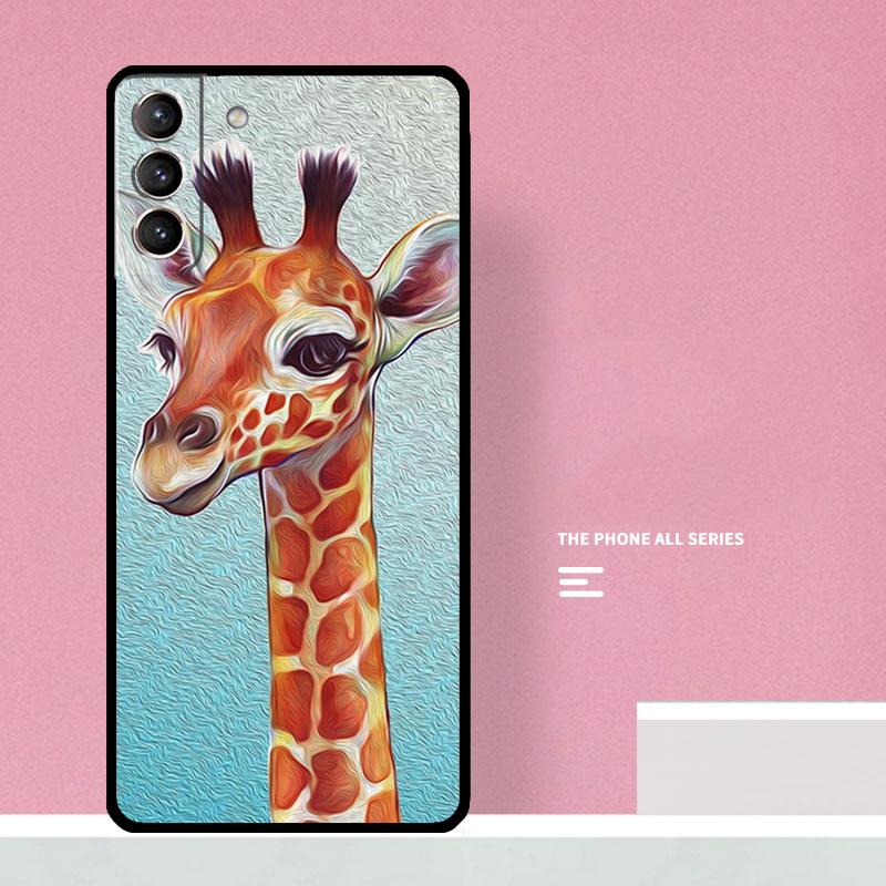 Милый Мультяшный Чехол-Жираф Для Телефона Samsung Galaxy S26 S23 Ultra S20 S21 S22 S24 S25 Plus S10 S25 FE Чехол Coque