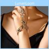 Stylish Alloy Water Diamond Geometric Hand Chain For Women Gift In Spring