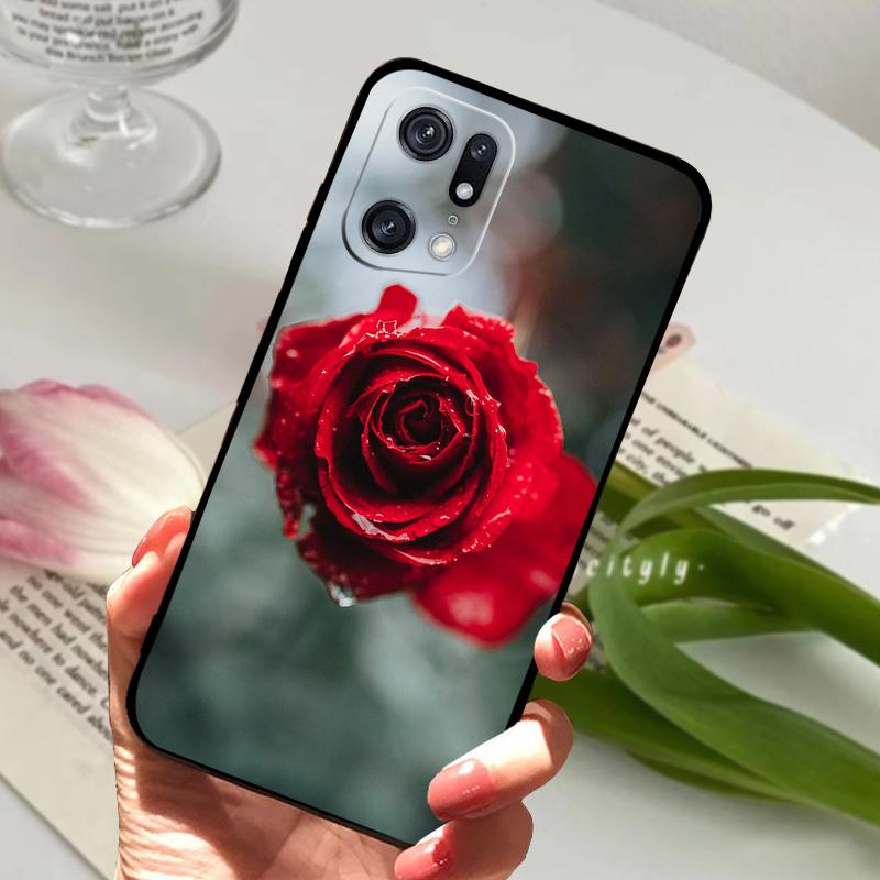 For Oppo Find X5 Pro Case FindX5 Lite New Cool Fashion Soft Silicone TPU Phone Cover For OPPO Find X5 5G Protector Bumper Coque