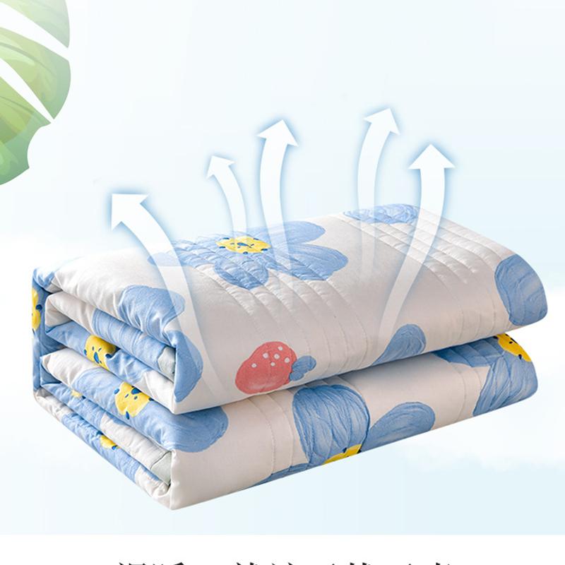 Летнее одеяло для общежития 2025 года, моющееся хлопковое одеяло для студентов и детей – легкое для кондиционирования воздуха