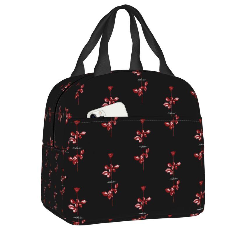 Electronic Rock Depeche Cool Mode Resuable Lunch Box Multifunction Cooler Thermal Food Insulated Lunch Bag School Children