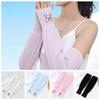 Uv Protection Sunscreen Sleeves Little Rabbit Ice Silk Sleeves Breathable Arm Cover  Driving