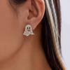Tassel Ghost Earrings Sparkling Dangle Earrings Cute Halloween Earrings  Gifts