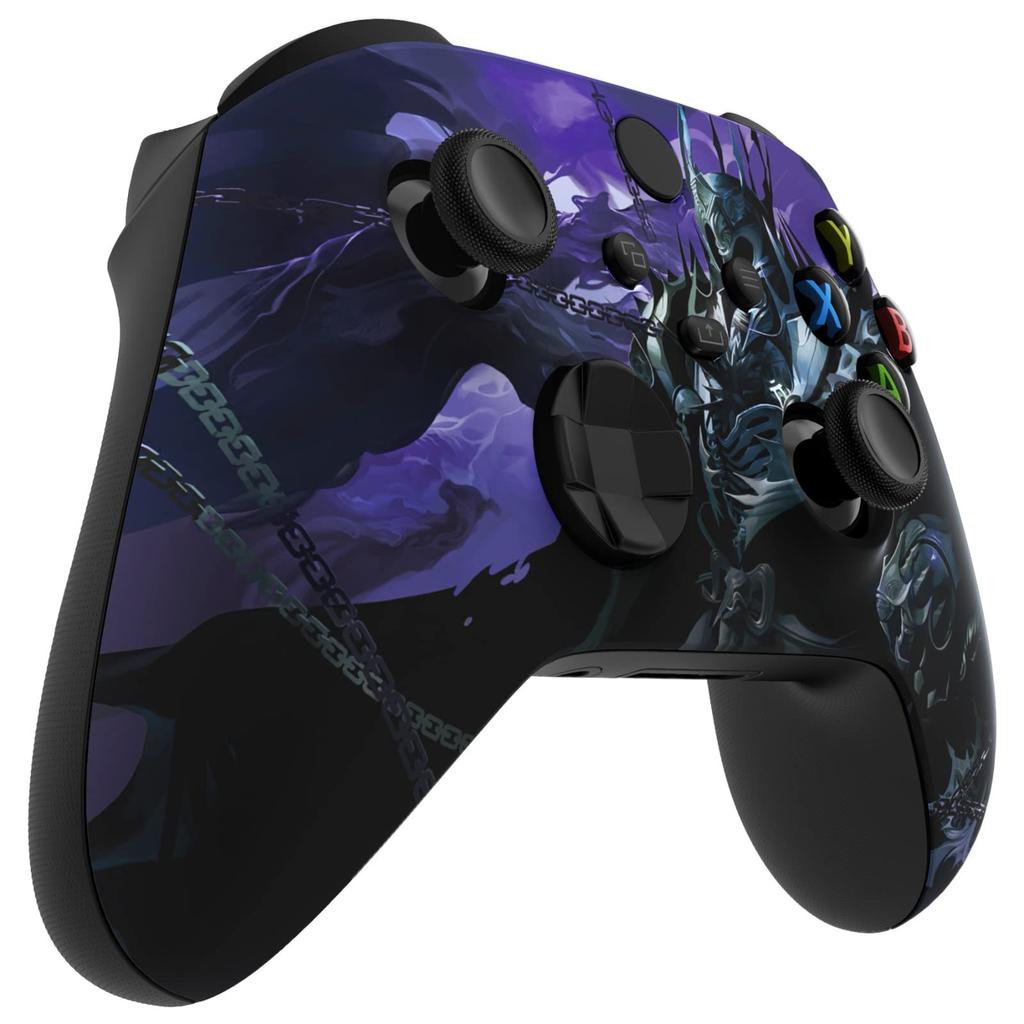 Кастомный корпус для Xbox Series с умеренно покрывающей лицевой панелью для Xbox Series и Xbox Core, не X/S от eXtremeRate, вдохновленный хоррором