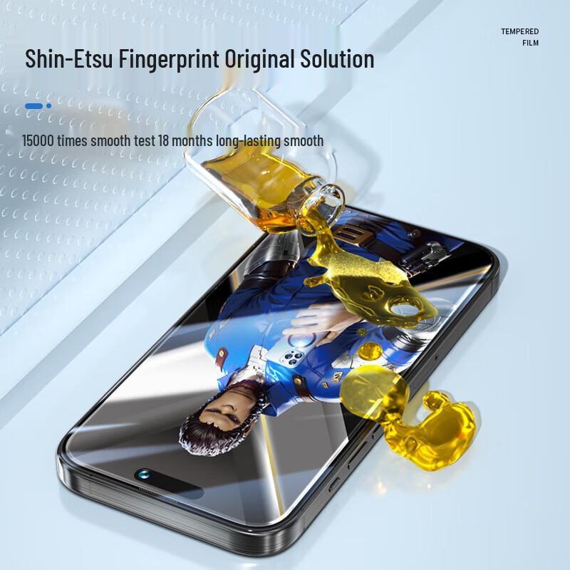 Blue Gorilla Mr. Tempered Glass Screen Protector for iPhone 15 Plus