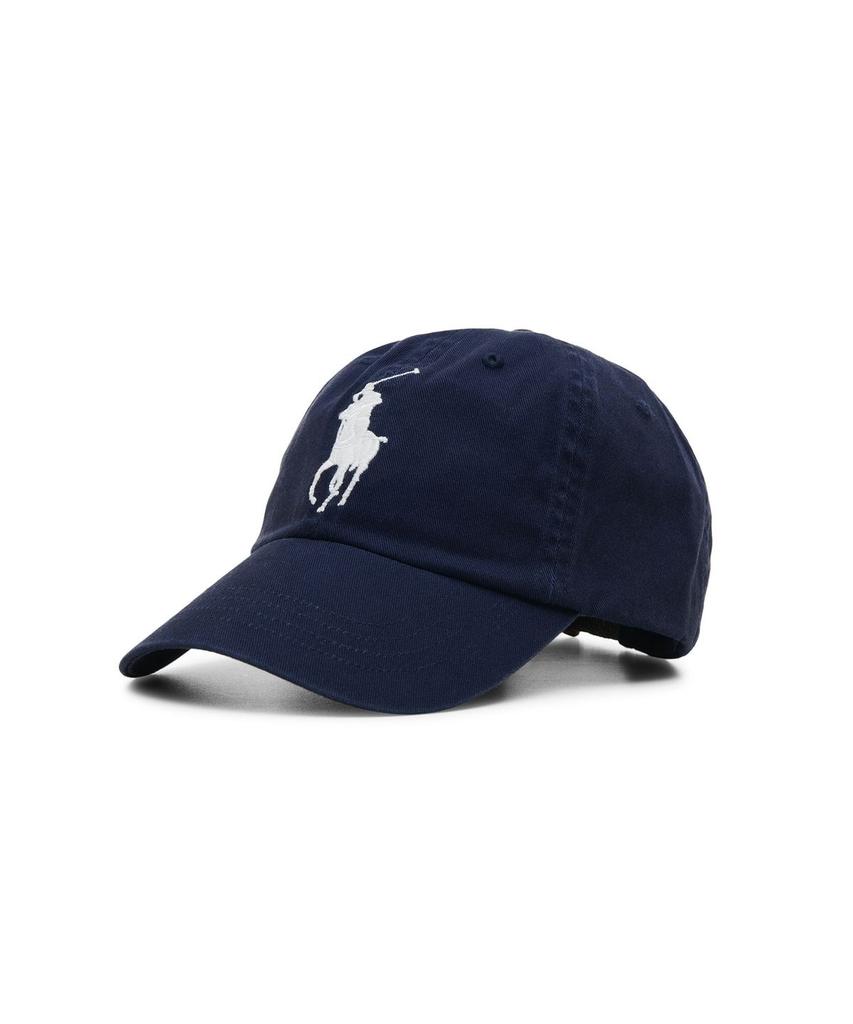 Кепка-бейсболка POLO RALPH LAUREN Big Pony из хлопка - Темно-синяя