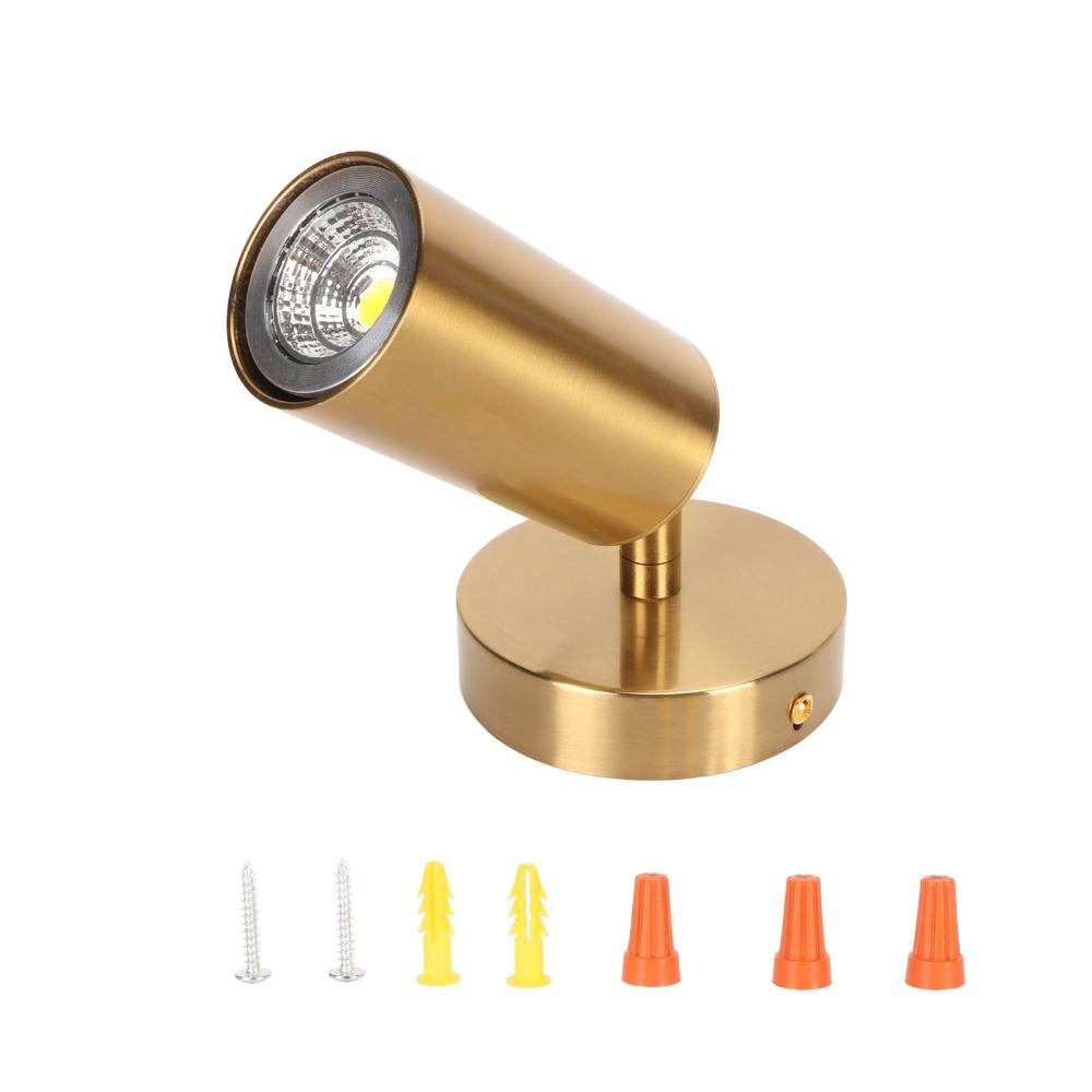 85-265V LED Wall Light 7W Wall Lighting Fixture Modern Ceiling Spotlight Fixture Kitchen Lighting