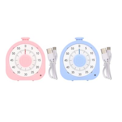 60-минутный визуальный таймер для детей и взрослых с двумя режимами напоминания, режим фокусировки, таймер для занятий дома