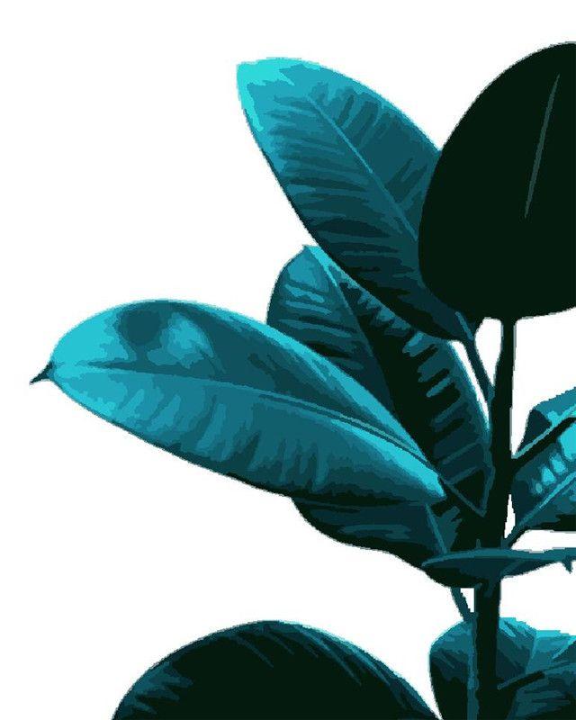 RUOPOTY Картина маслом по номерам, пейзаж с листьями, акриловая рамка «сделай сам», на холсте, настенная картина по номерам для гостиной