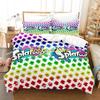 Splatoon 3 Inkling Squid Комплект постельного белья Single Twin Full Queen King Size Комплект постельного белья Aldult Kid Bedroom Комплект пододеяльников Комплект постельного белья