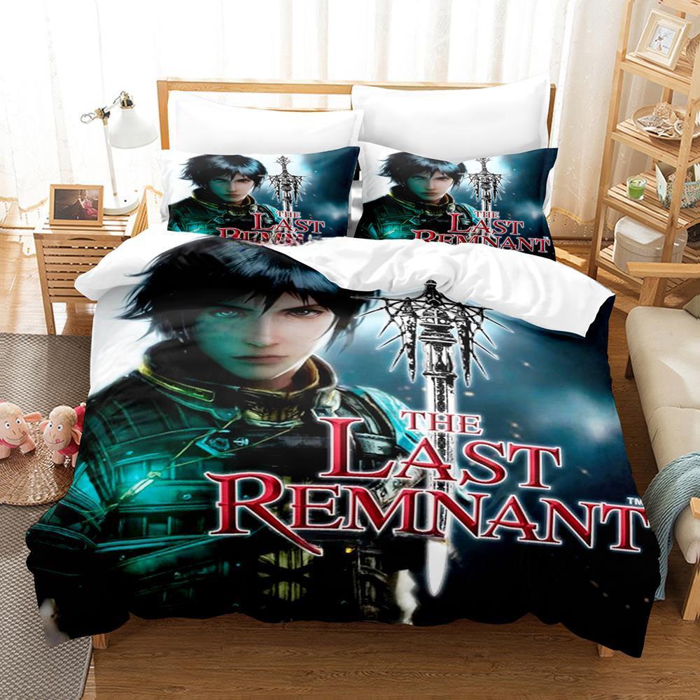 Модный 3D-принт Игры The Last Remnant Комплект постельного белья Мультяшный Аниме Трехкомпонентный набор Взрослый Детский Спальня Пододеяльник Комплекты Домашний текстиль