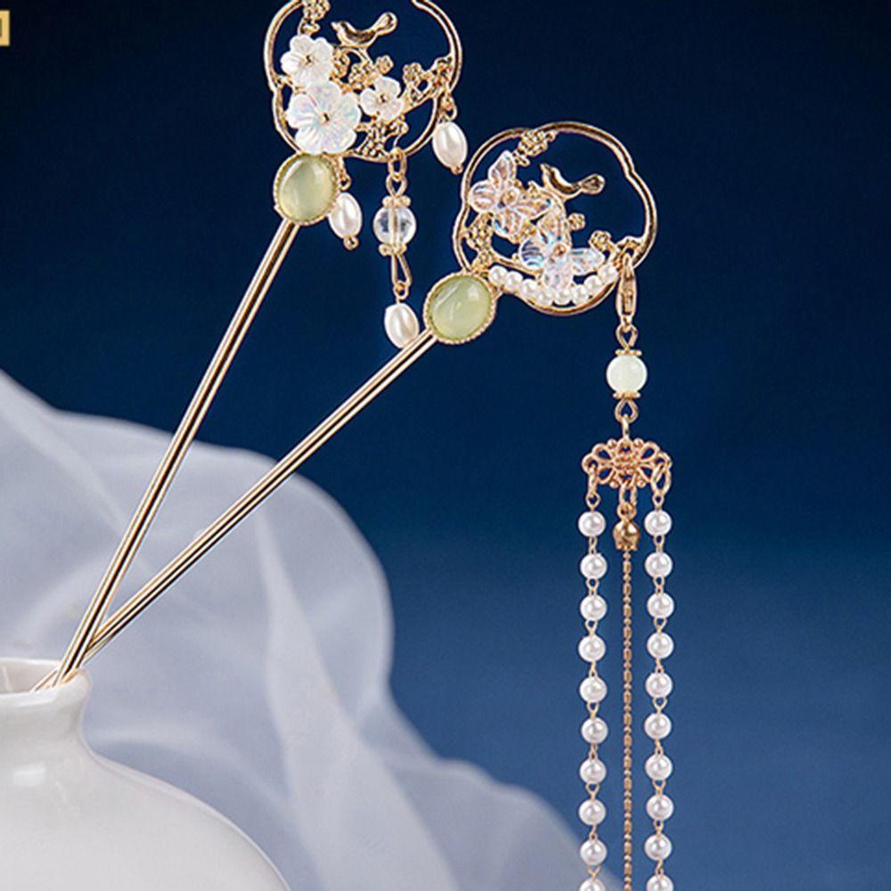 Tassel Exquisite Sweet Headdress Women Tassel Hair Stick Chinese Style Hair Fork Ancient Hair Stick