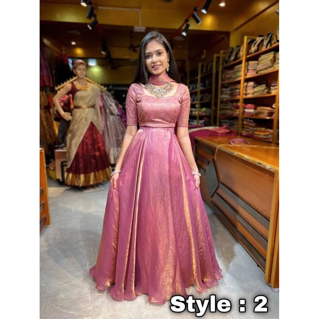 Образ для вечеринки Один наряд в 4 разных стилях Платье Индийский набор Lehenga Choli
