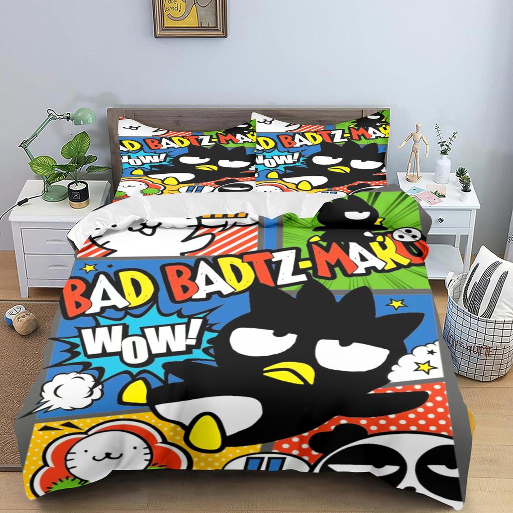 BADTZ-MARU Пододеяльник Мультяшный Одеяло Домашний Набор Наволочек Взрослая Спальня Детский Плед Постельное Белье