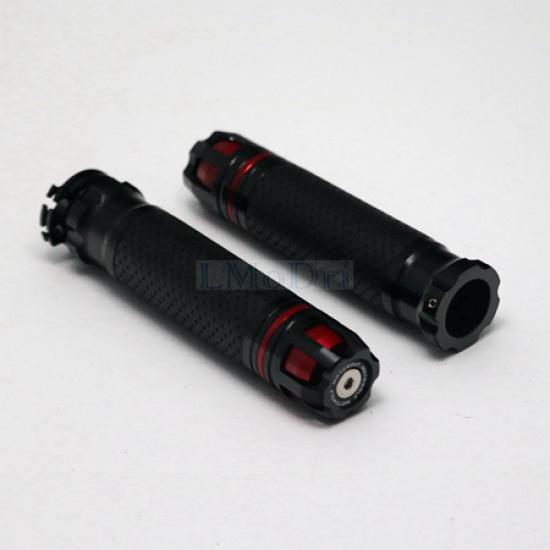 Мотоциклетные ручки для руля 7/8 дюйма, 22 мм, универсальная ручка на конце, скользящая рукоятка с ЧПУ