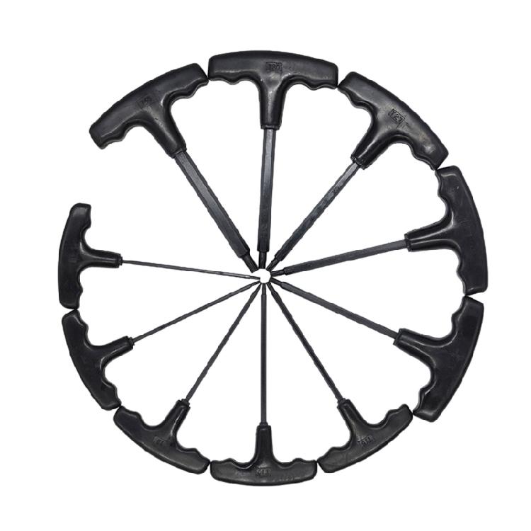 10 шт. Шестигранный Ключ-отвертка Т-образный Ключ-отвертка Внутренний Шестигранник 2-10 мм Для Ремонта Ручной Инструмент