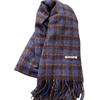 Tassel Winter Cashmere Scarves Imitation Cashmere Long Shawl Simple Plaid Wool Scarf  Student