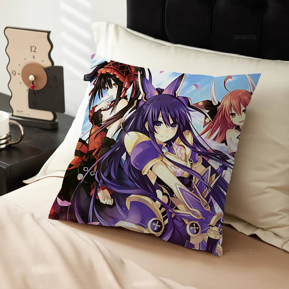 Чехол на подушку с рисунком Date A Live, дюймы, деревенский декор, декоративные чехлы для дивана