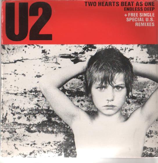 7-дюймовая пластинка U2 Two Hearts Beat As One ISD109 Island Records 1983 Великобритания Рок Б/у