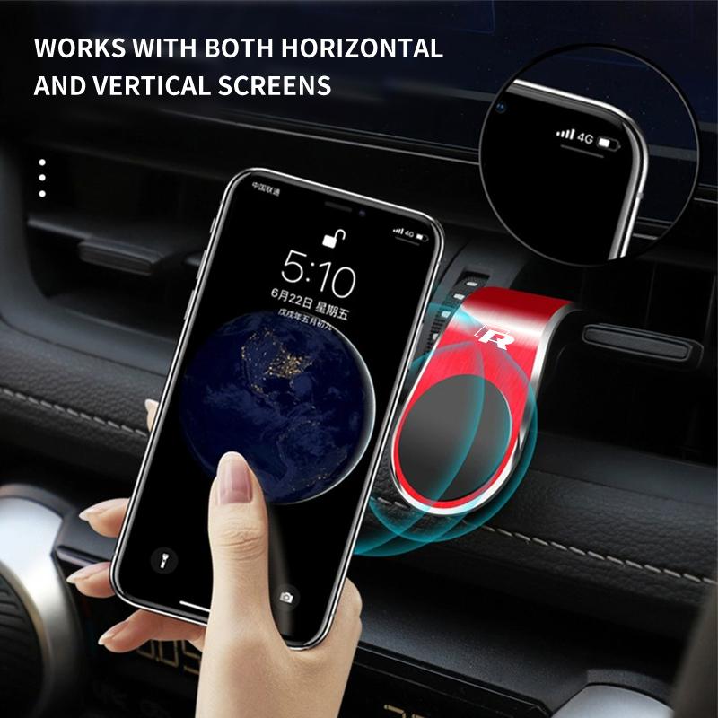 For Volkswagen VW Universal Magnetic Car Air Vent Phone Mount Stable Secure Grip Golf Jetta Passat mk4 mk5 mk6 CC B5 B6 B7 Golf zj3