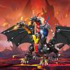 Creative 1400PCS Game Character Hydreigon Dragon Building Blocks Three Elements Dragon Assembling Bricks Toys Gift For Teenagers