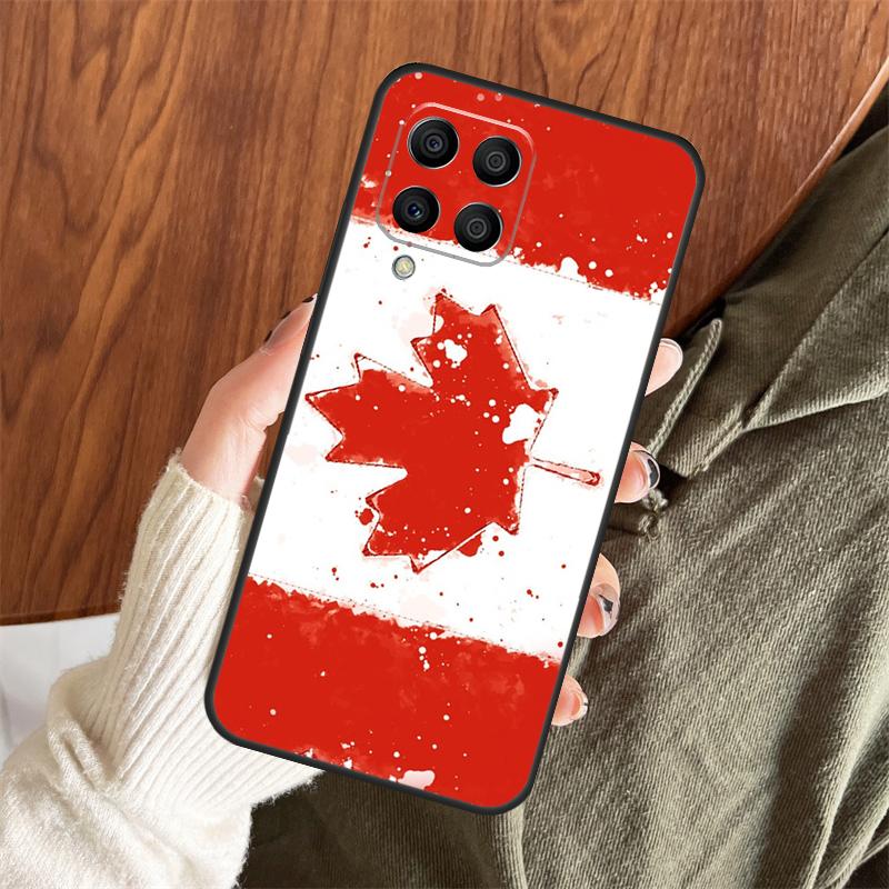 Canada Canadian Flag Case For Samsung Galaxy M12 M32 M52 M35 M55 M15 M11 M13 M14 M06 M16 M36 M56 M31 M53 M34 M54