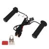 1 Pair Handlebar Heated Grip 3 Level Temperature Adjustment Electric Motorcycle Heated Handle with