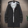 Spring & Autumn Youth Hooded Business Casual Men's Windbreaker Jacket