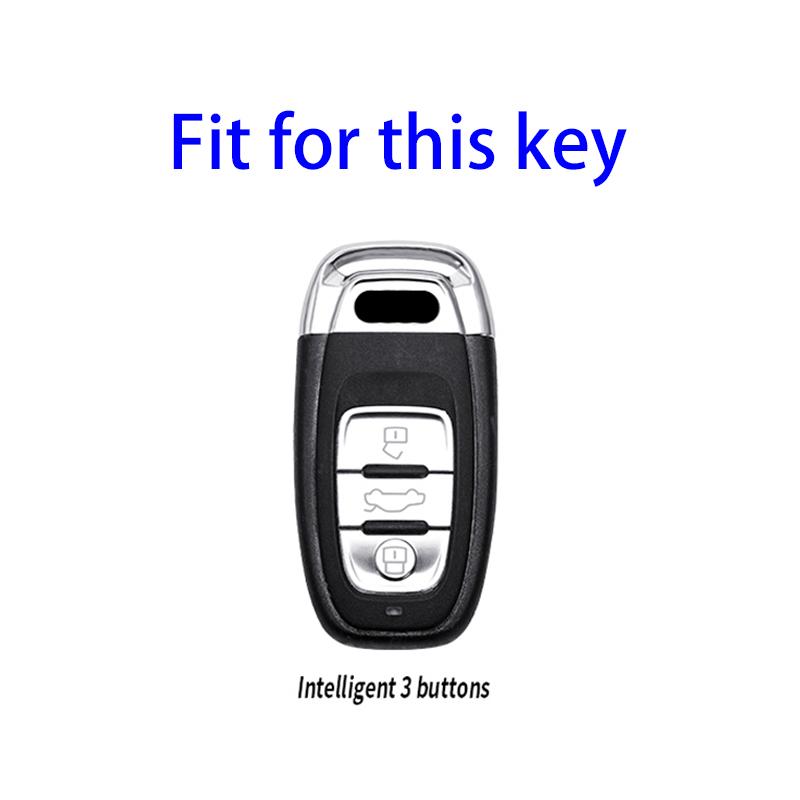 Чехол для дистанционного ключа из ТПУ для автомобиля, брелок для A1 A3 A4 A5 A6 A7 A8 Quattro Q3 Q5 Q7 S4 S5 S6 S7 S8 R8 TT, аксессуары